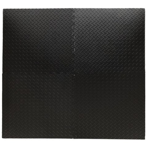 Mata edukacyjna piankowa puzzle czarny 60 x 60 cm 4 elementy Mata edukacyjna piankowa puzzle czarny 60 x 60 cm 4 elementy