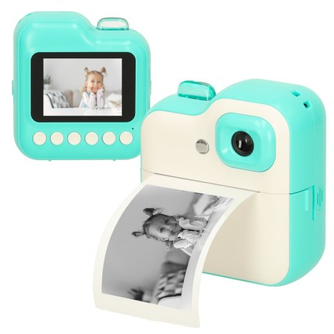 Aparat fotograficzny natychmiastowy drukarka termiczna + wkłady karta 32GB zielony Kik sp. z o.o. sp. k. Aparat fotograficzny natychmiastowy drukarka termiczna + wkłady karta 32GB zielony Kik sp. z o.o. sp. k.