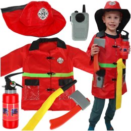 Kostium strój karnawałowy przebranie strażak walkie-talkie 3-8 lat Kik sp. z o.o. sp. k.