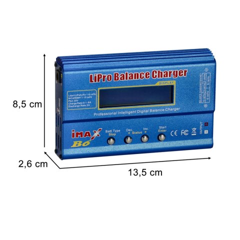 Ładowarka modelarska IMAX B6 80W LIPRO CHARGER Ładowarka modelarska IMAX B6 80W LIPRO CHARGER